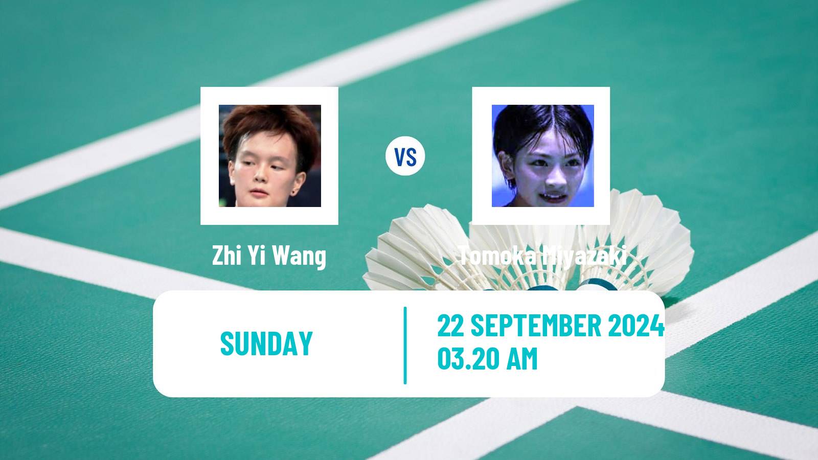 Badminton BWF World Tour Victor China Open Women Zhi Yi Wang - Tomoka Miyazaki