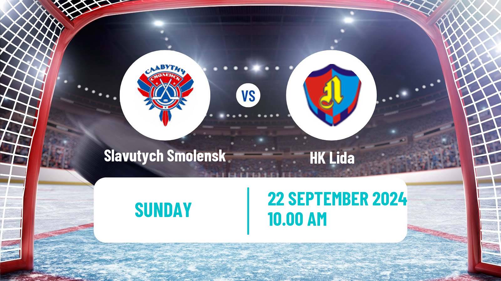 Hockey Belarusian Extraleague Slavutych Smolensk - Lida