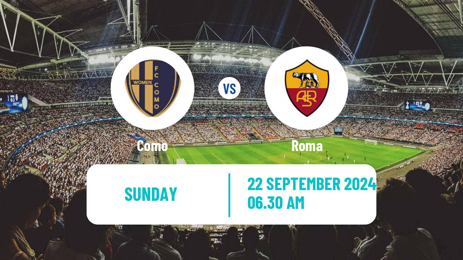 Soccer Italian Serie A Women Como - Roma