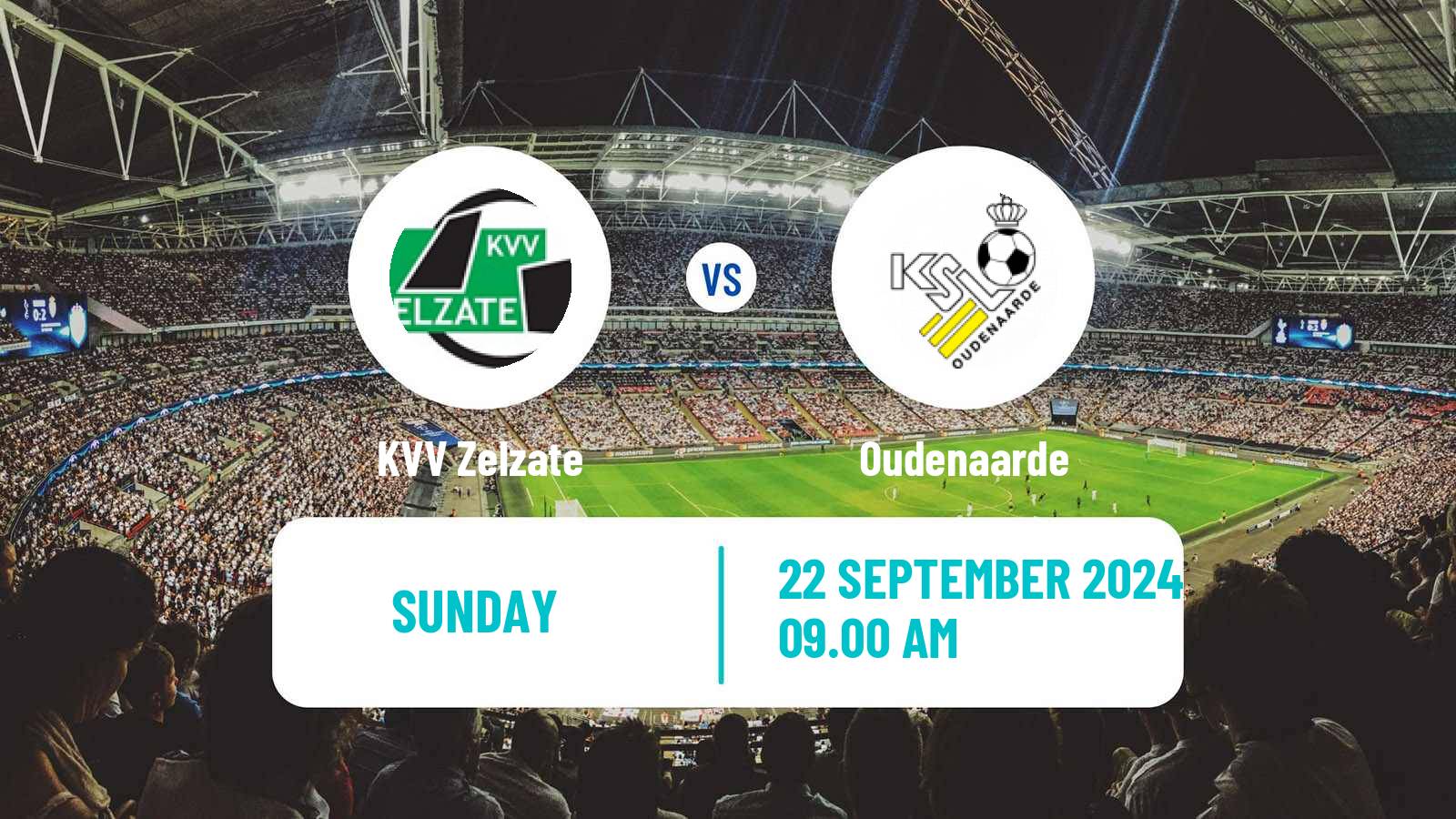 Soccer Belgian Second Amateur Division Group A Zelzate - Oudenaarde