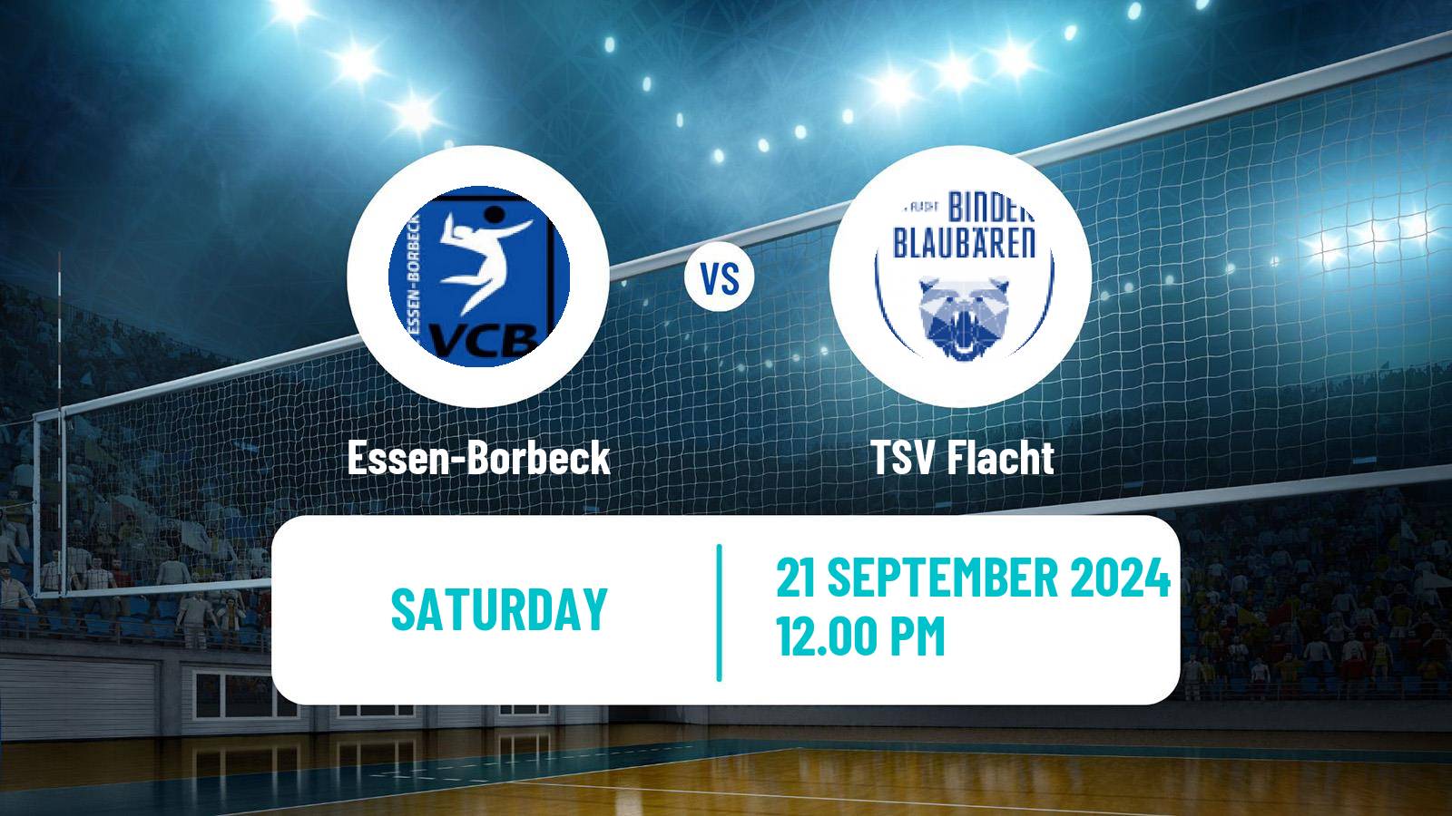 Volleyball German 2 Bundesliga Pro Volleyball Women Essen-Borbeck - Flacht