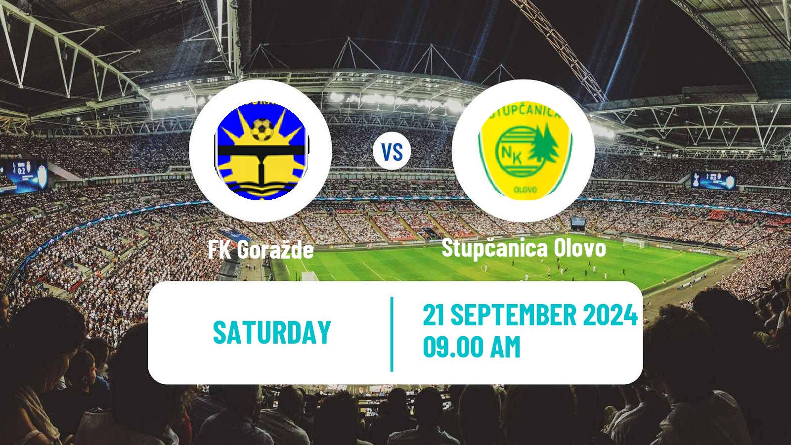 Soccer Bosnian Prva Liga FBiH Goražde - Stupčanica Olovo