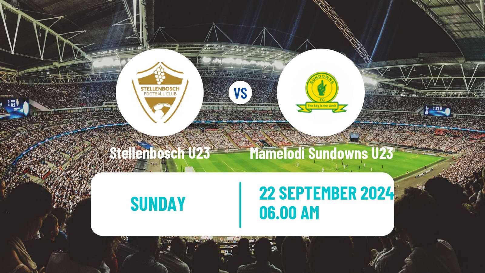 Soccer South African Diski Challenge Stellenbosch U23 - Mamelodi Sundowns U23