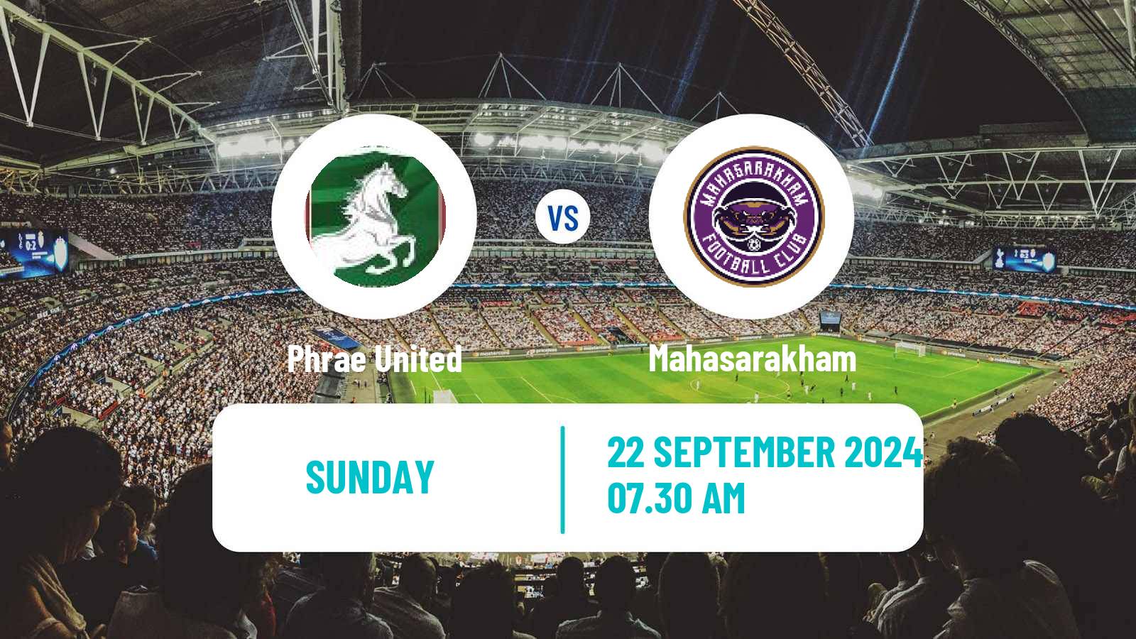 Soccer Thai League 2 Phrae United - Mahasarakham