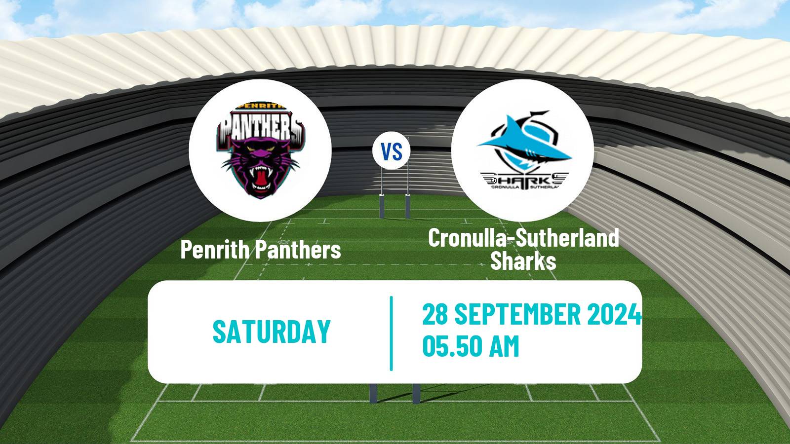 Rugby league Australian NRL Penrith Panthers - Cronulla-Sutherland Sharks