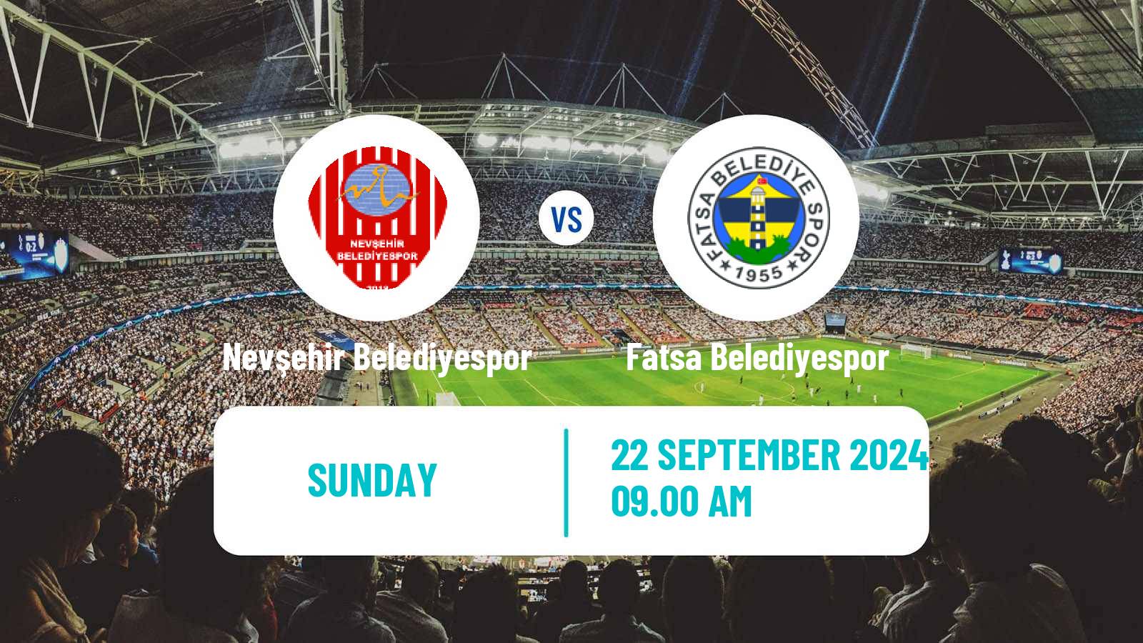 Soccer Turkish 3 Lig Group 2 Nevşehir Belediyespor - Fatsa Belediyespor