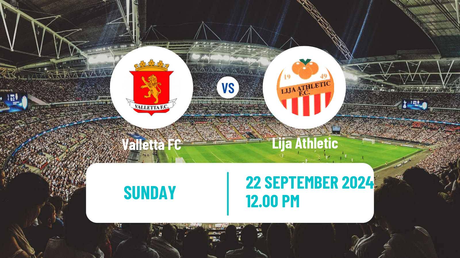 Soccer Maltese Challenge League Valletta - Lija Athletic