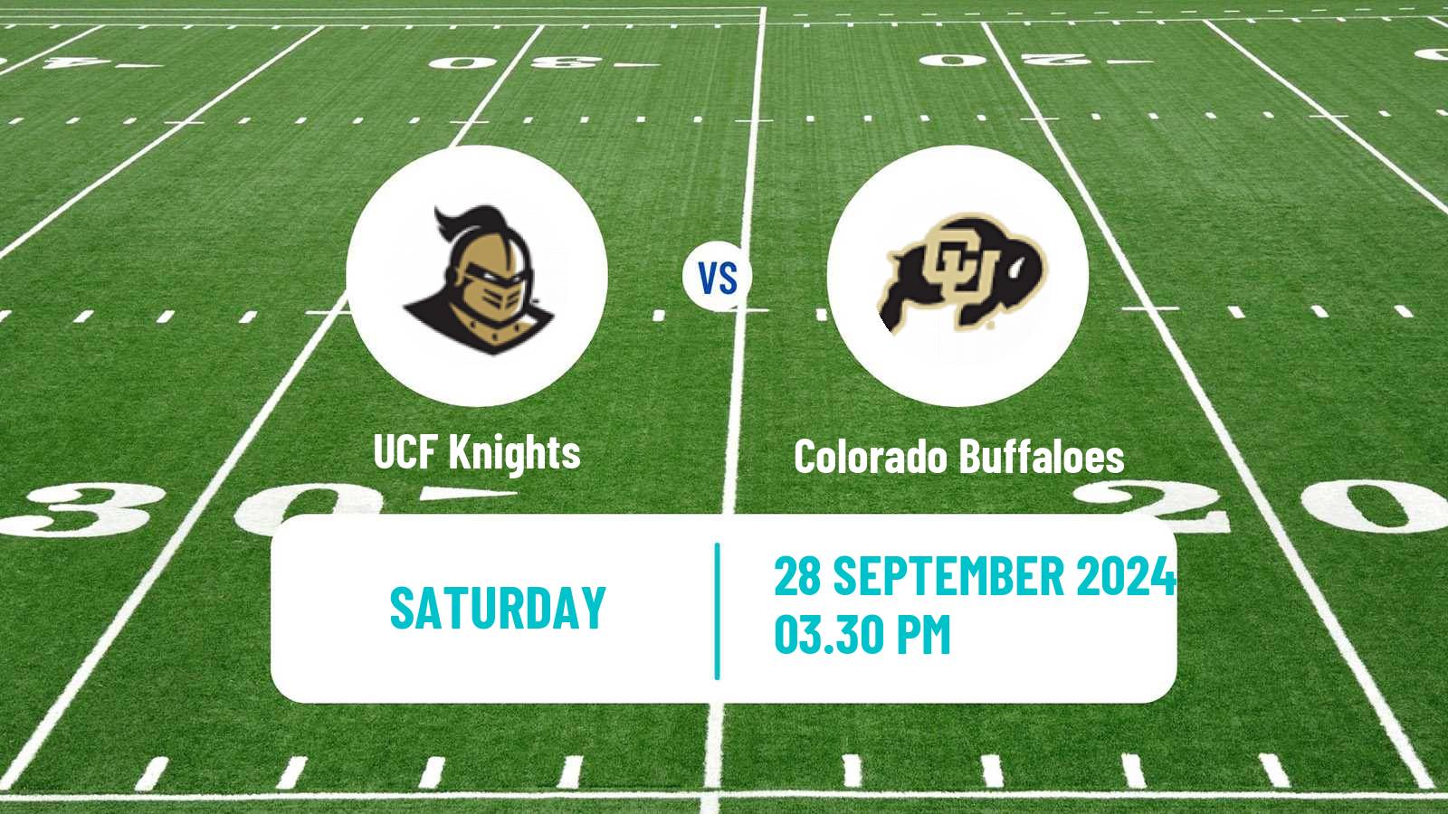 American football NCAA College Football UCF Knights - Colorado Buffaloes