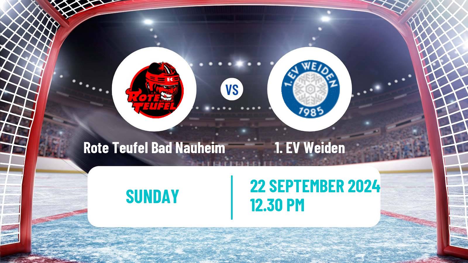 Hockey German DEL2 Rote Teufel Bad Nauheim - Weiden