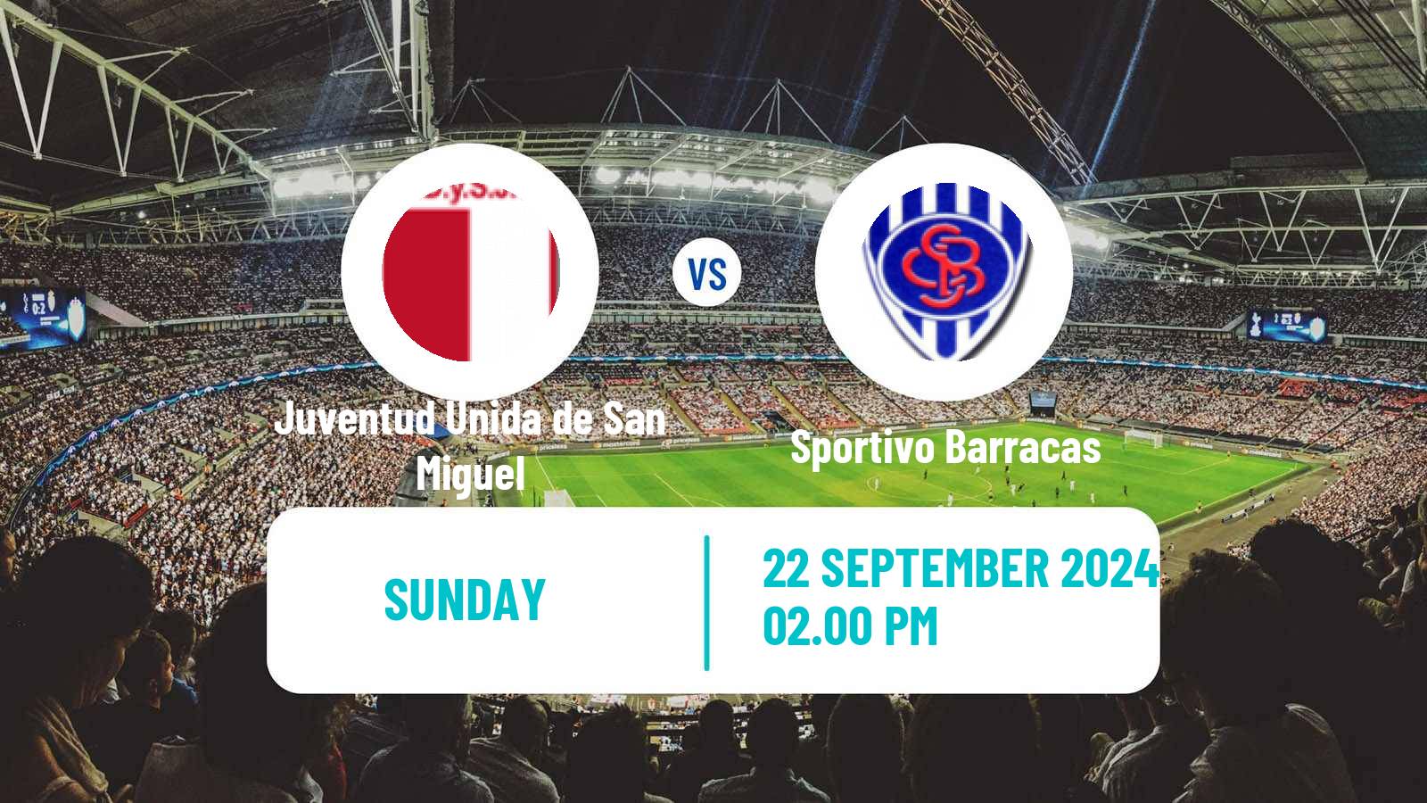 Soccer Argentinian Primera C Juventud Unida de San Miguel - Sportivo Barracas