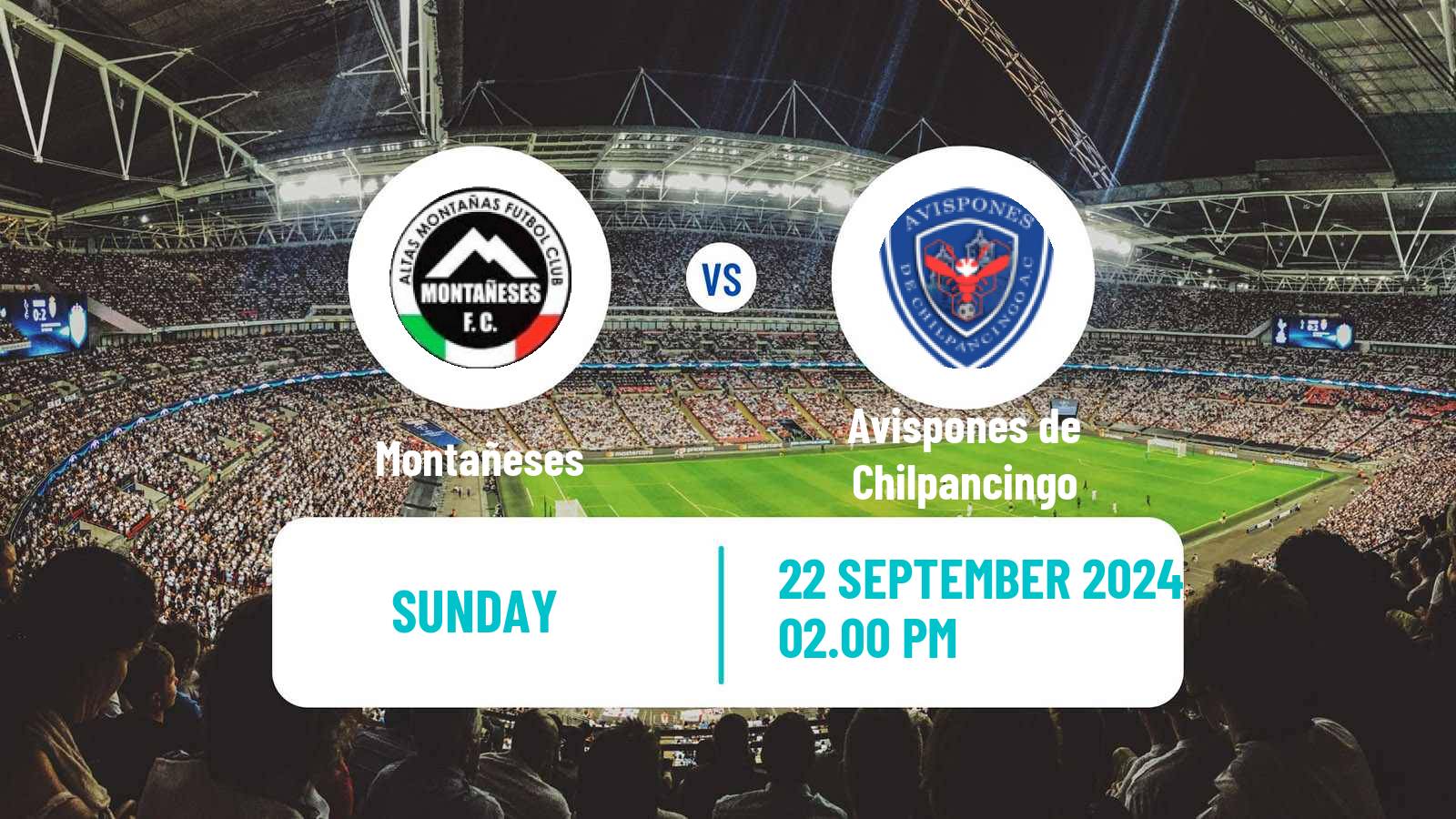 Soccer Mexican Liga Premier Serie A Montañeses - Avispones de Chilpancingo