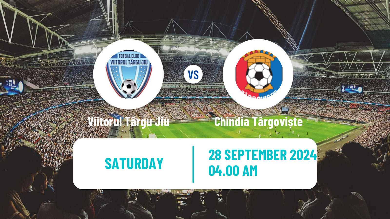 Soccer Romanian Division 2 Viitorul Târgu Jiu - Chindia Târgoviște