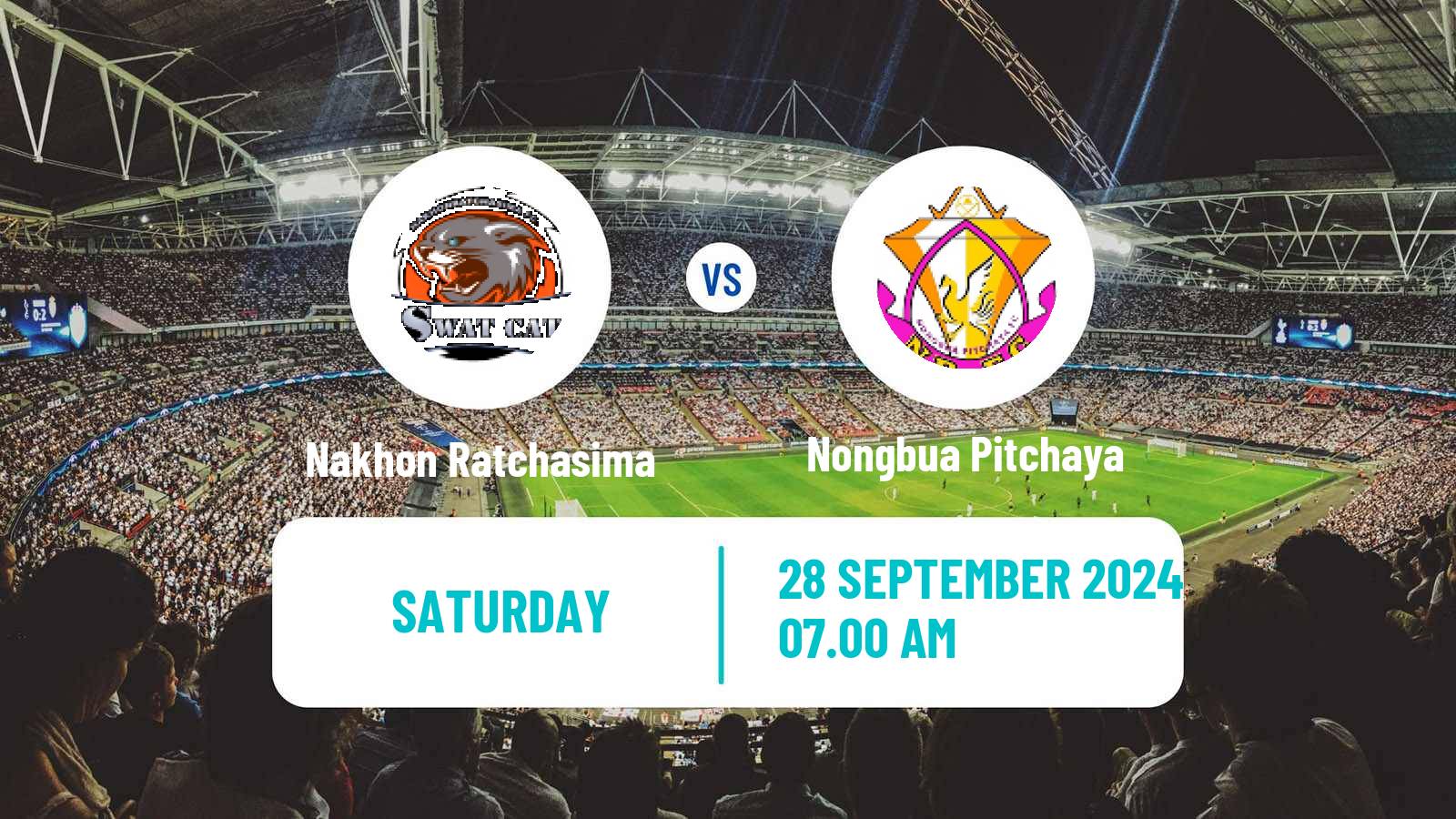 Soccer Thai League 1 Nakhon Ratchasima - Nongbua Pitchaya