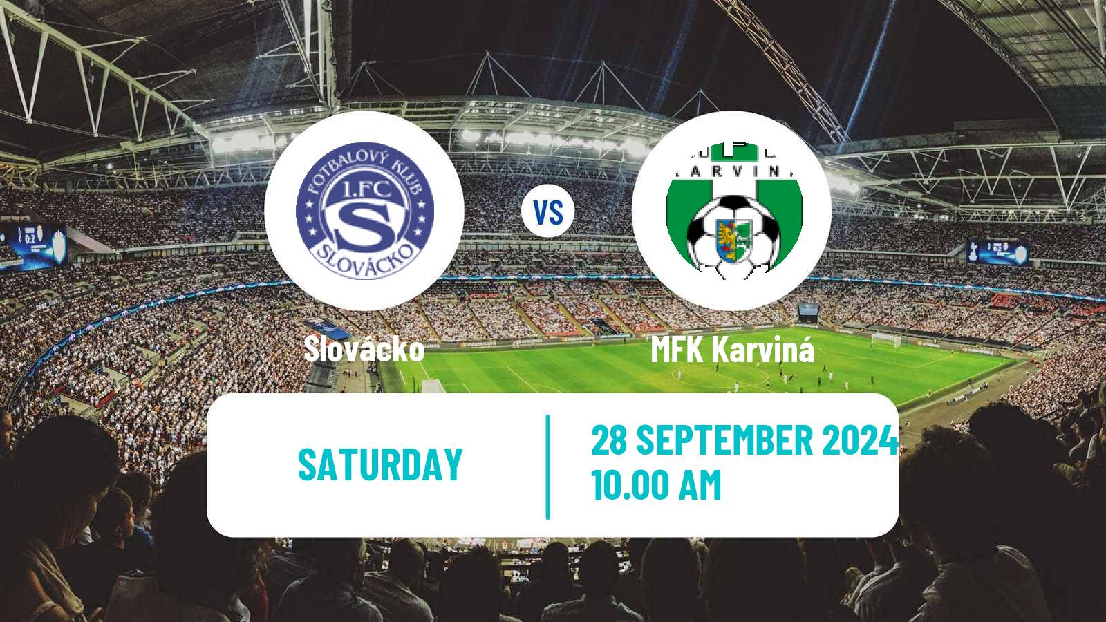 Soccer Czech 1 Liga Slovácko - Karviná