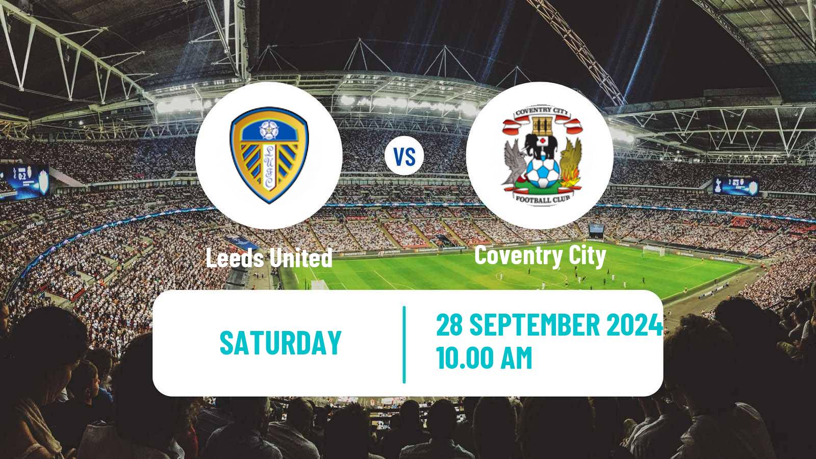 Soccer English League Championship Leeds United - Coventry City