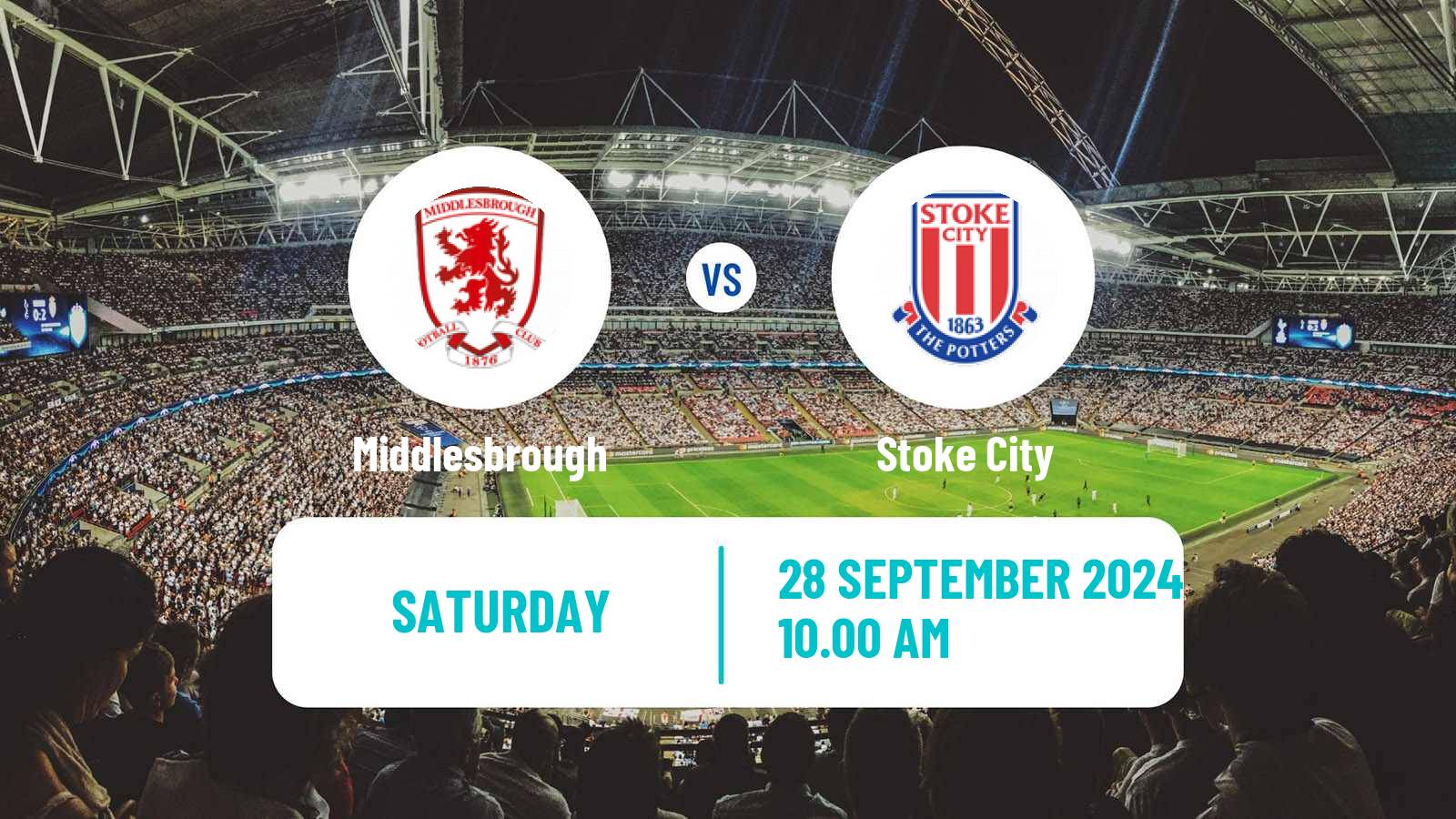 Soccer English League Championship Middlesbrough - Stoke City