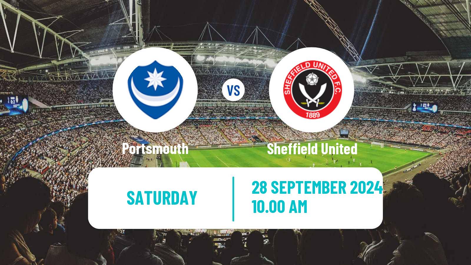 Soccer English League Championship Portsmouth - Sheffield United