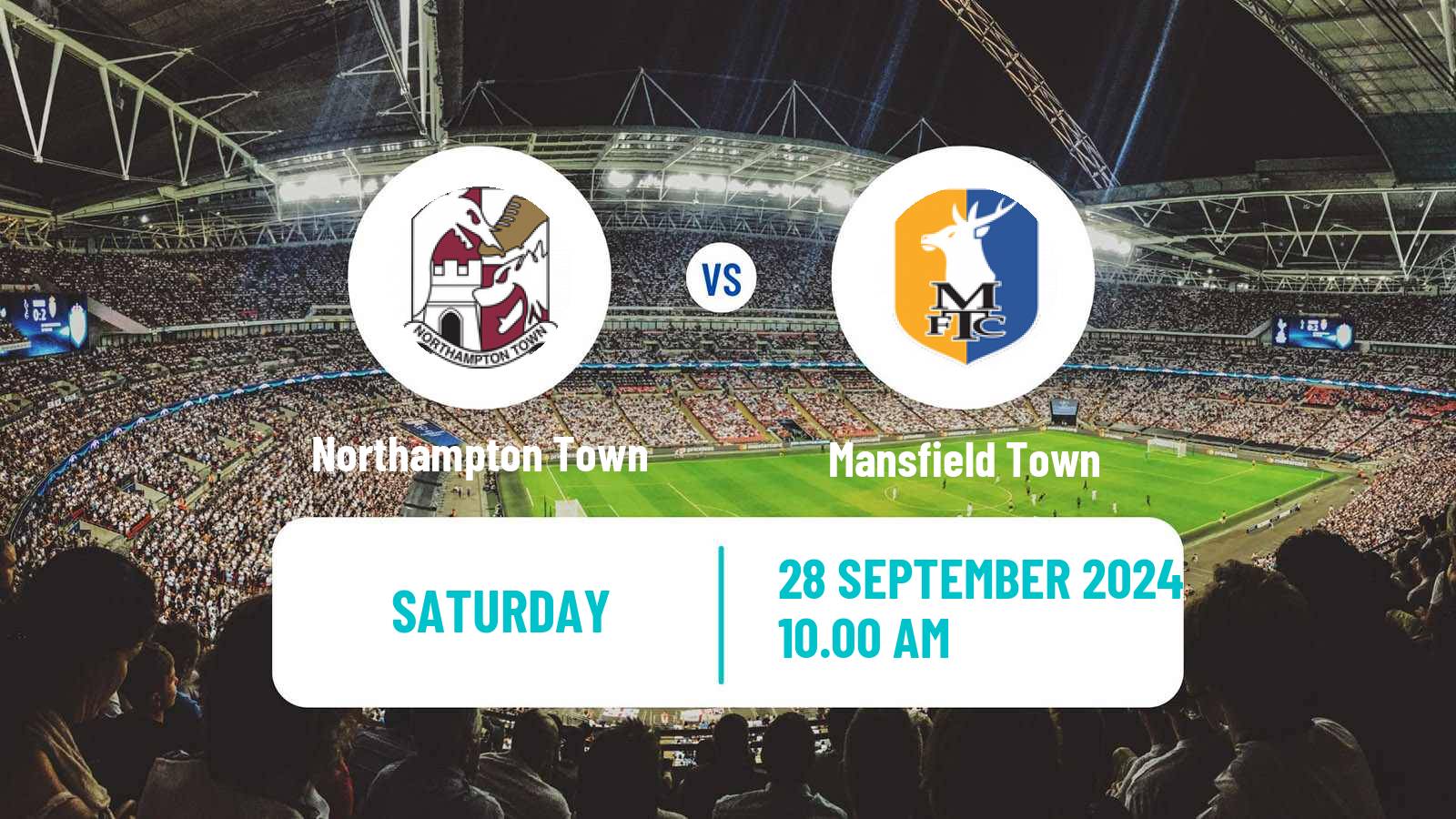 Soccer English League One Northampton Town - Mansfield Town