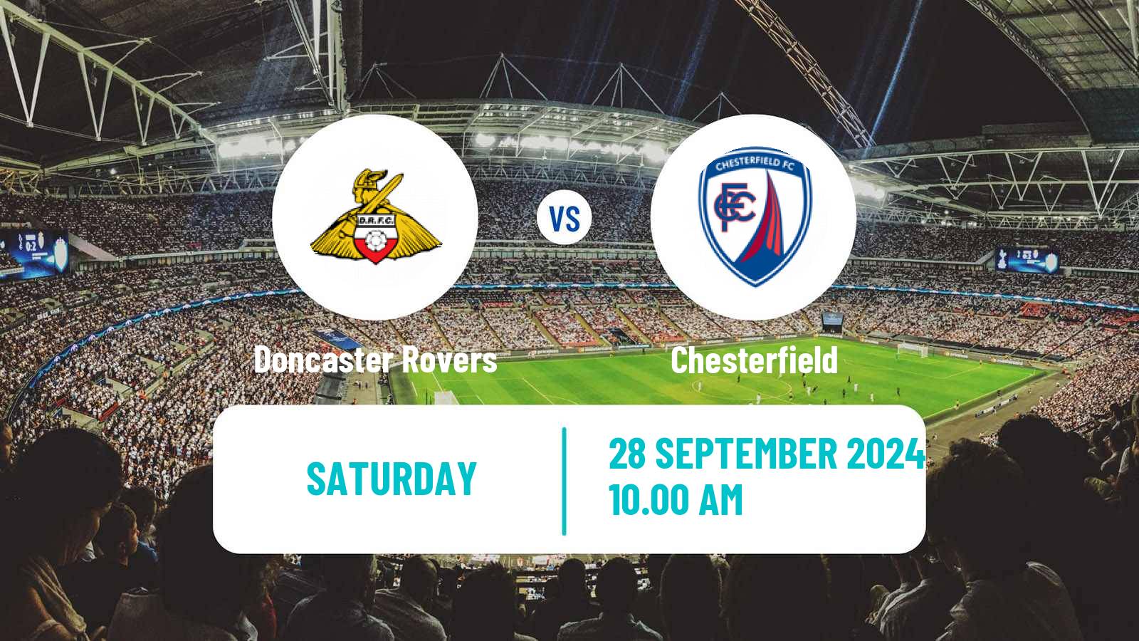 Soccer English League Two Doncaster Rovers - Chesterfield