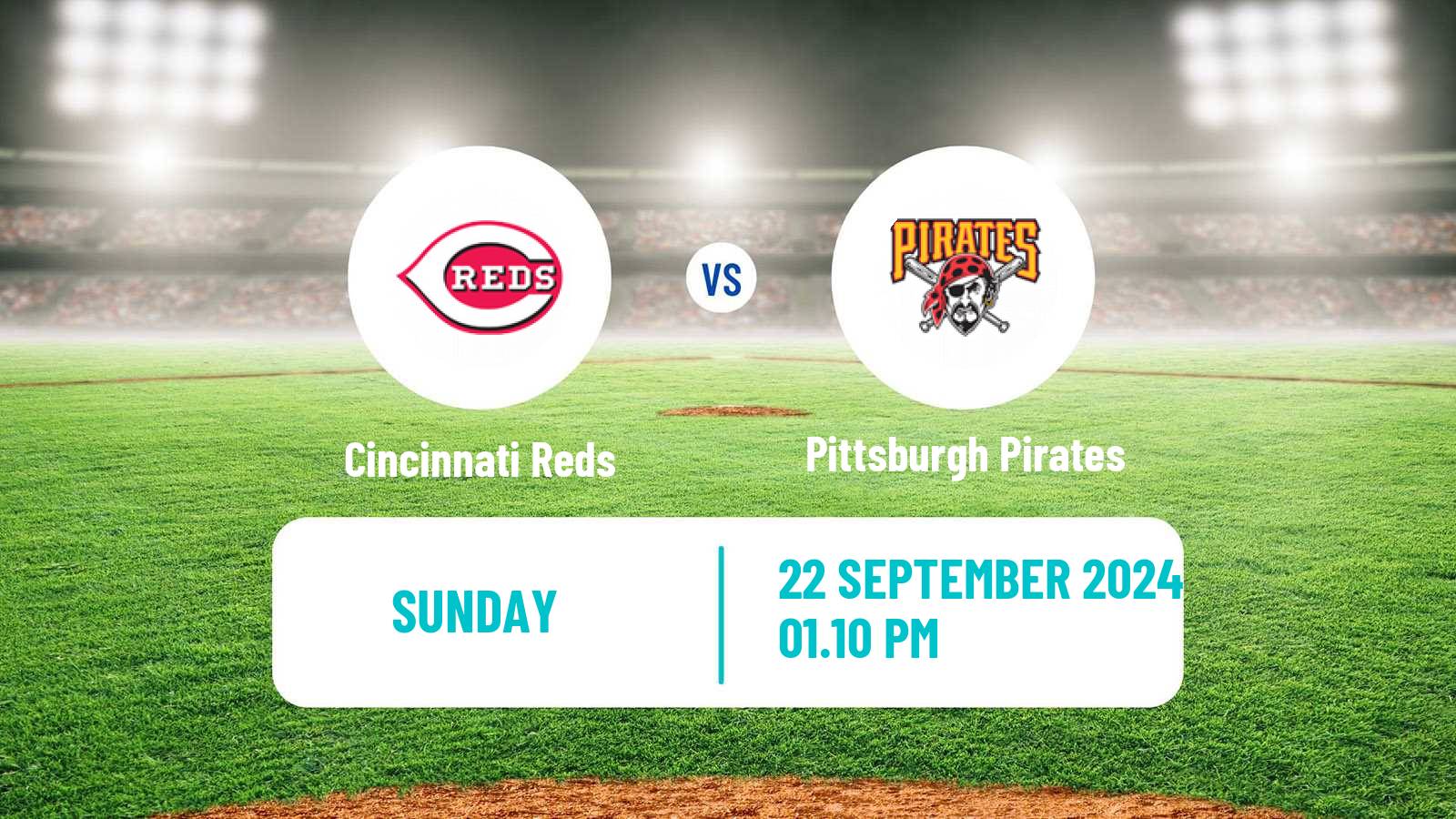 Baseball MLB Cincinnati Reds - Pittsburgh Pirates