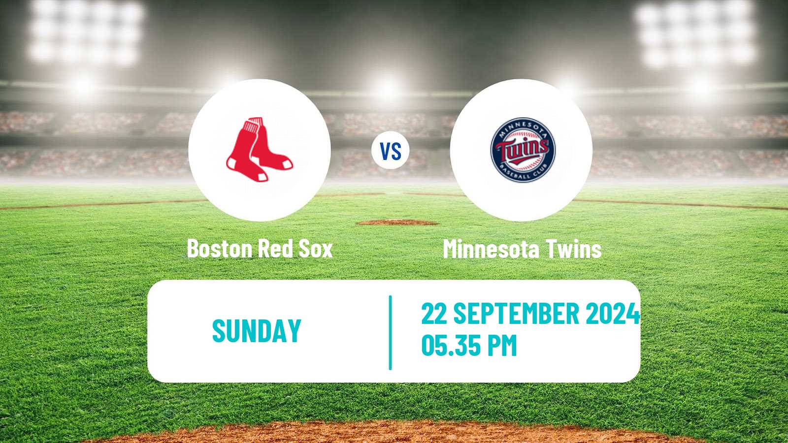 Baseball MLB Boston Red Sox - Minnesota Twins