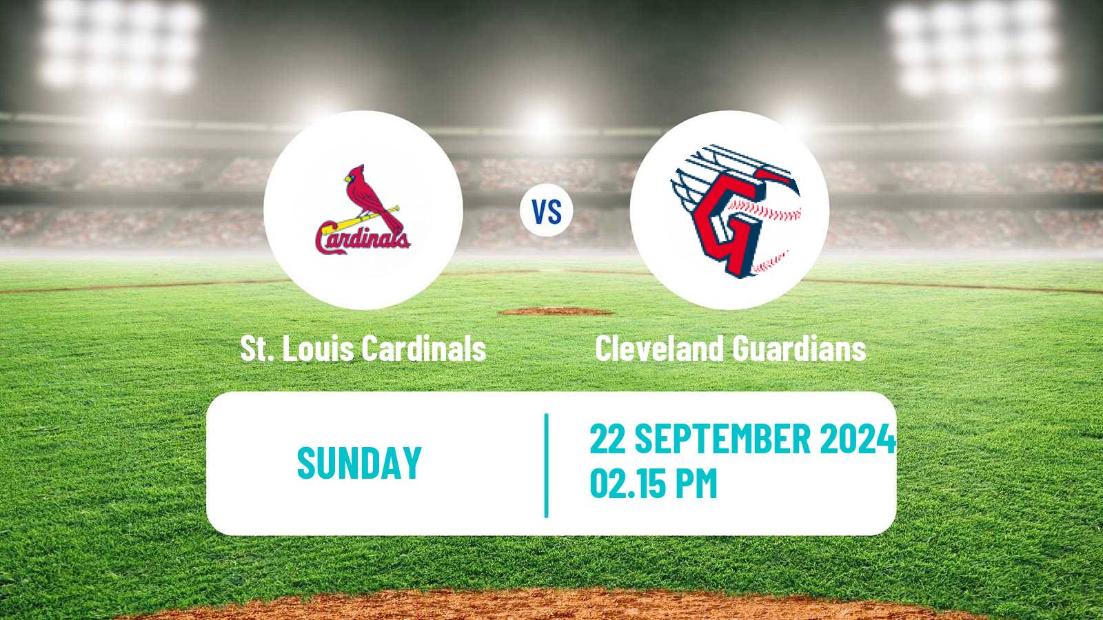 Baseball MLB St. Louis Cardinals - Cleveland Guardians