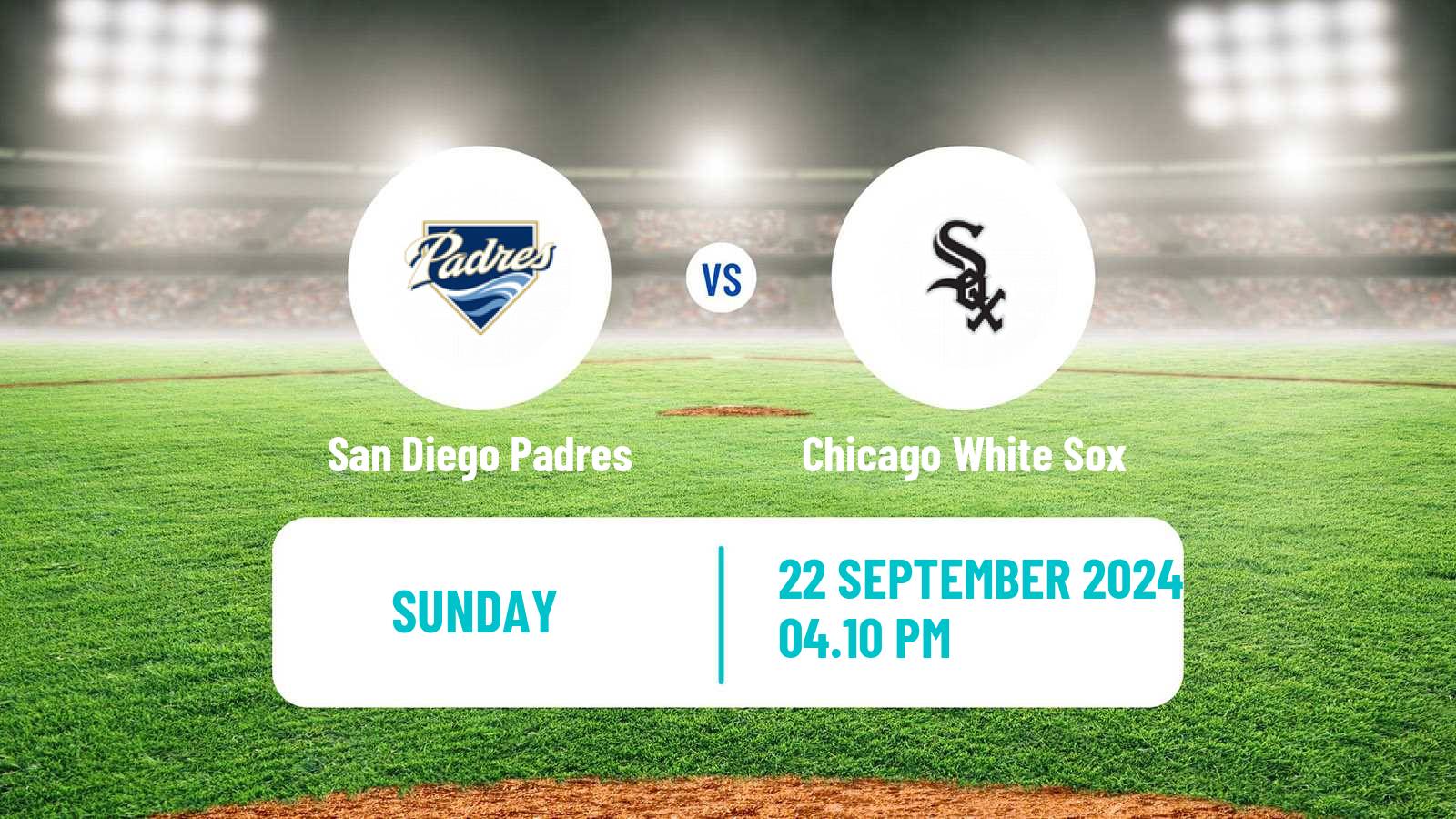 Baseball MLB San Diego Padres - Chicago White Sox