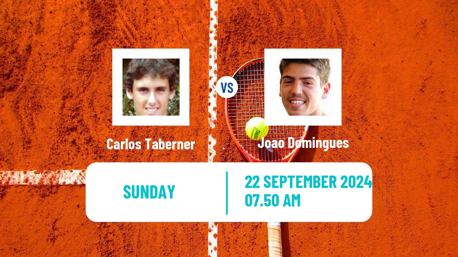 Tennis Lisbon Challenger Men Carlos Taberner - Joao Domingues