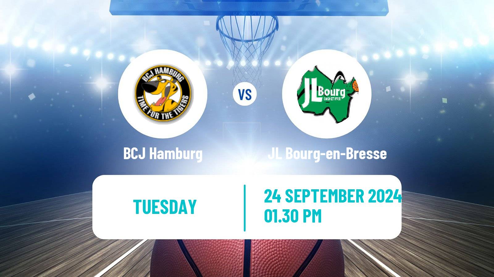 Basketball Eurocup BCJ Hamburg - JL Bourg-en-Bresse