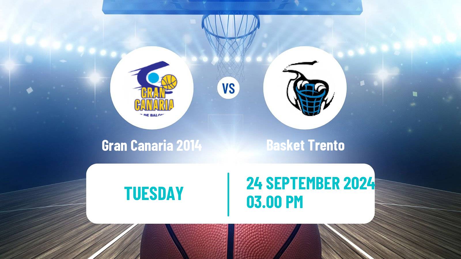 Basketball Eurocup Gran Canaria 2014 - Basket Trento