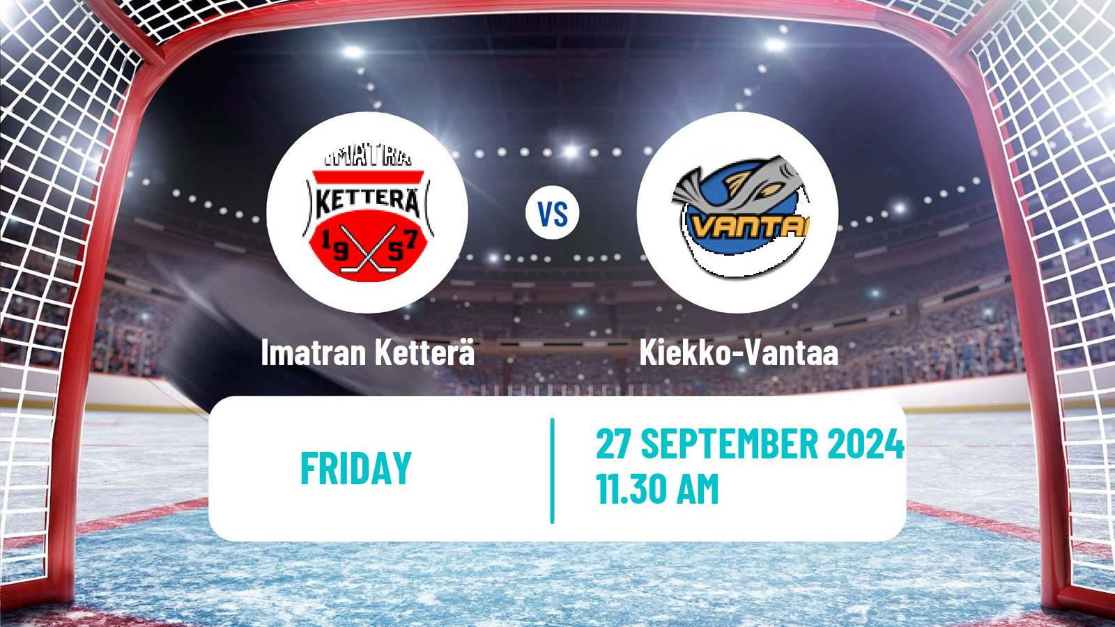 Hockey Finnish Mestis Imatran Ketterä - Kiekko-Vantaa