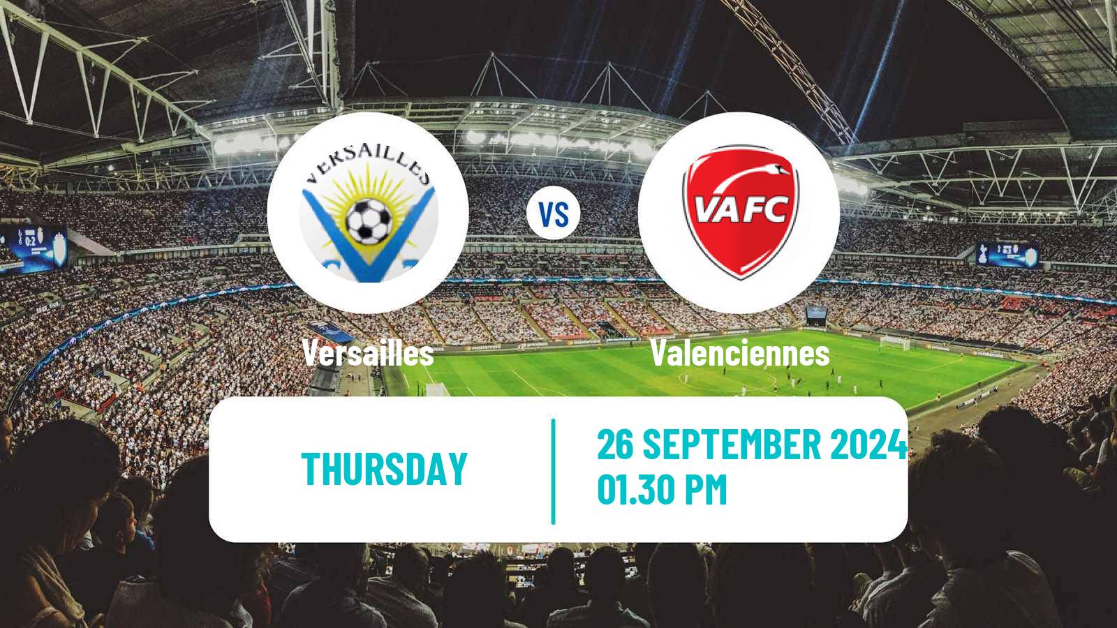 Soccer French National League Versailles - Valenciennes