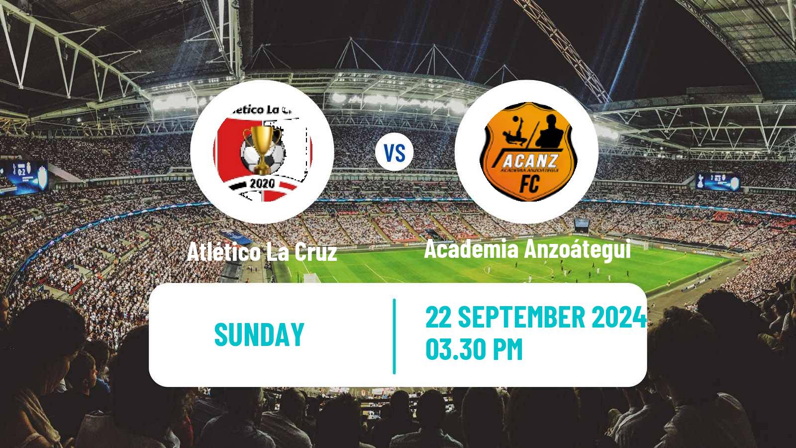 Soccer Venezuelan Segunda Division Atlético La Cruz - Academia Anzoátegui