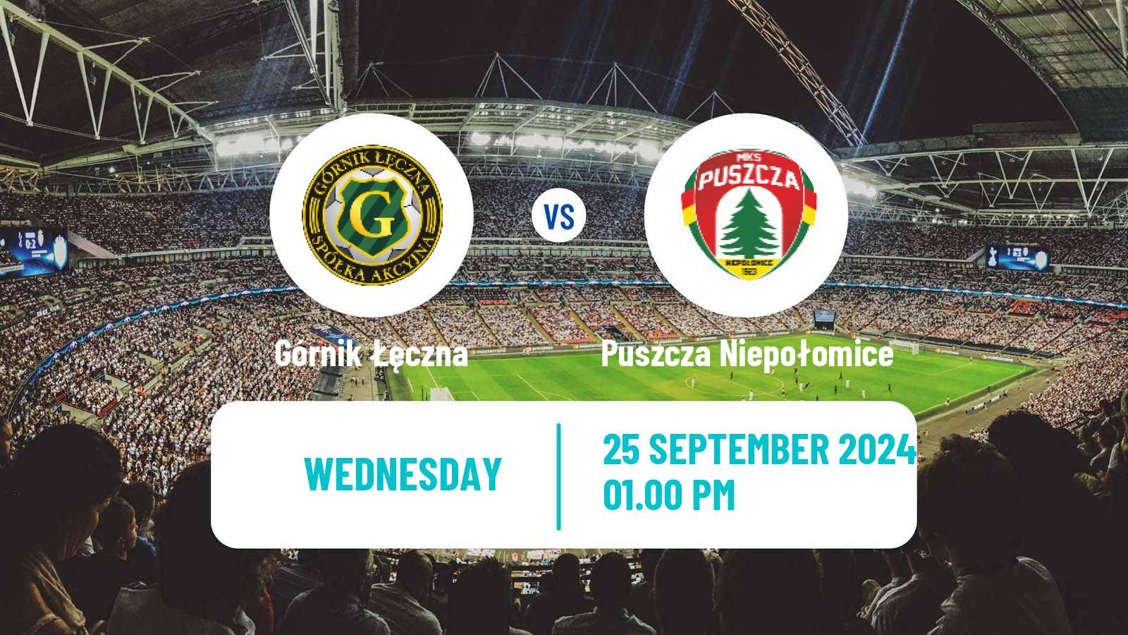 Soccer Polish Cup Górnik Łęczna - Puszcza Niepołomice