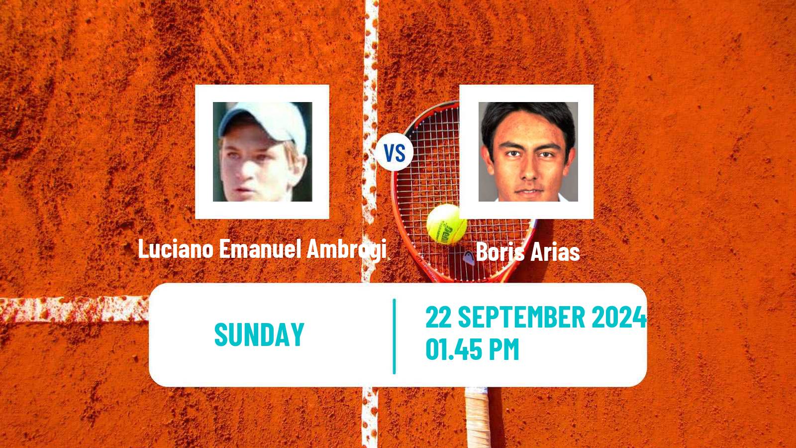 Tennis Antofagasta Challenger Men Luciano Emanuel Ambrogi - Boris Arias