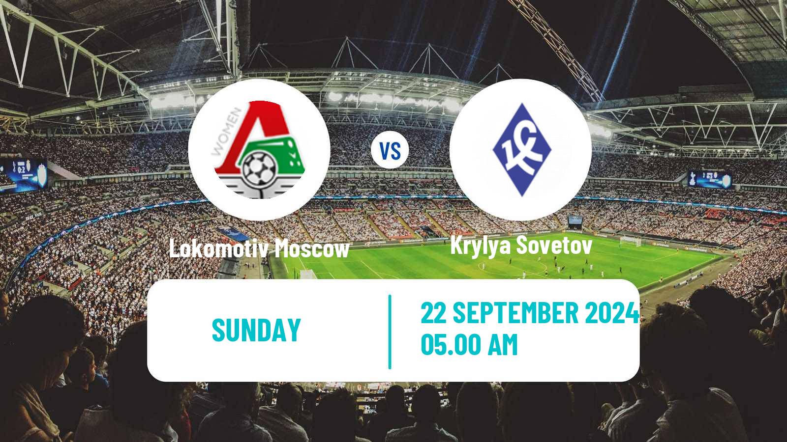 Soccer Russian Supreme Division Women Lokomotiv Moscow - Krylya Sovetov