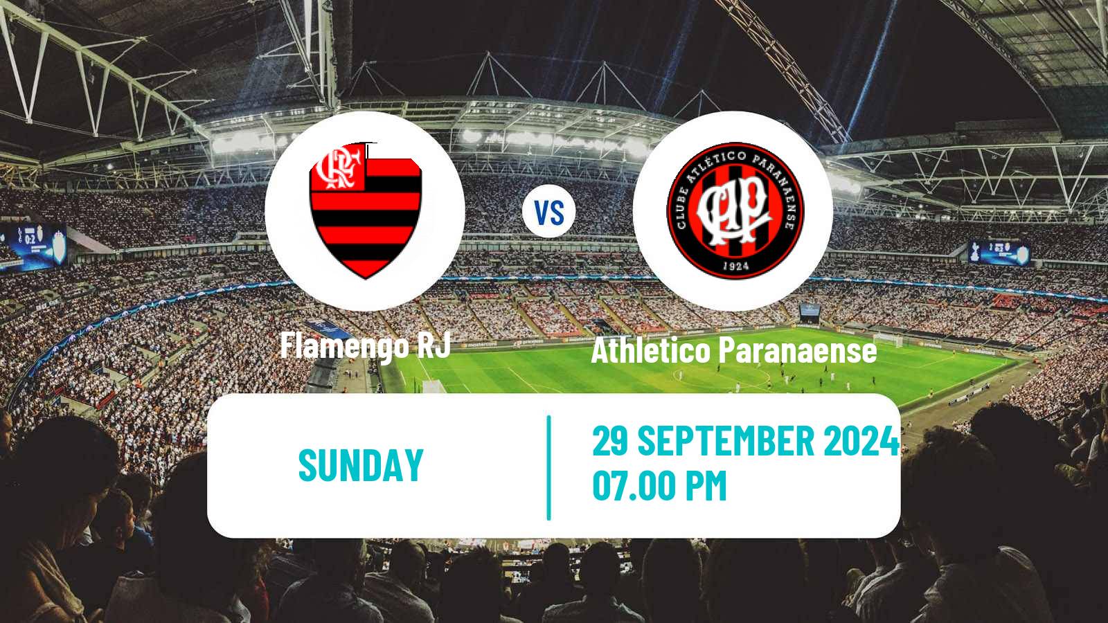 Soccer Brazilian Serie A Flamengo - Athletico Paranaense