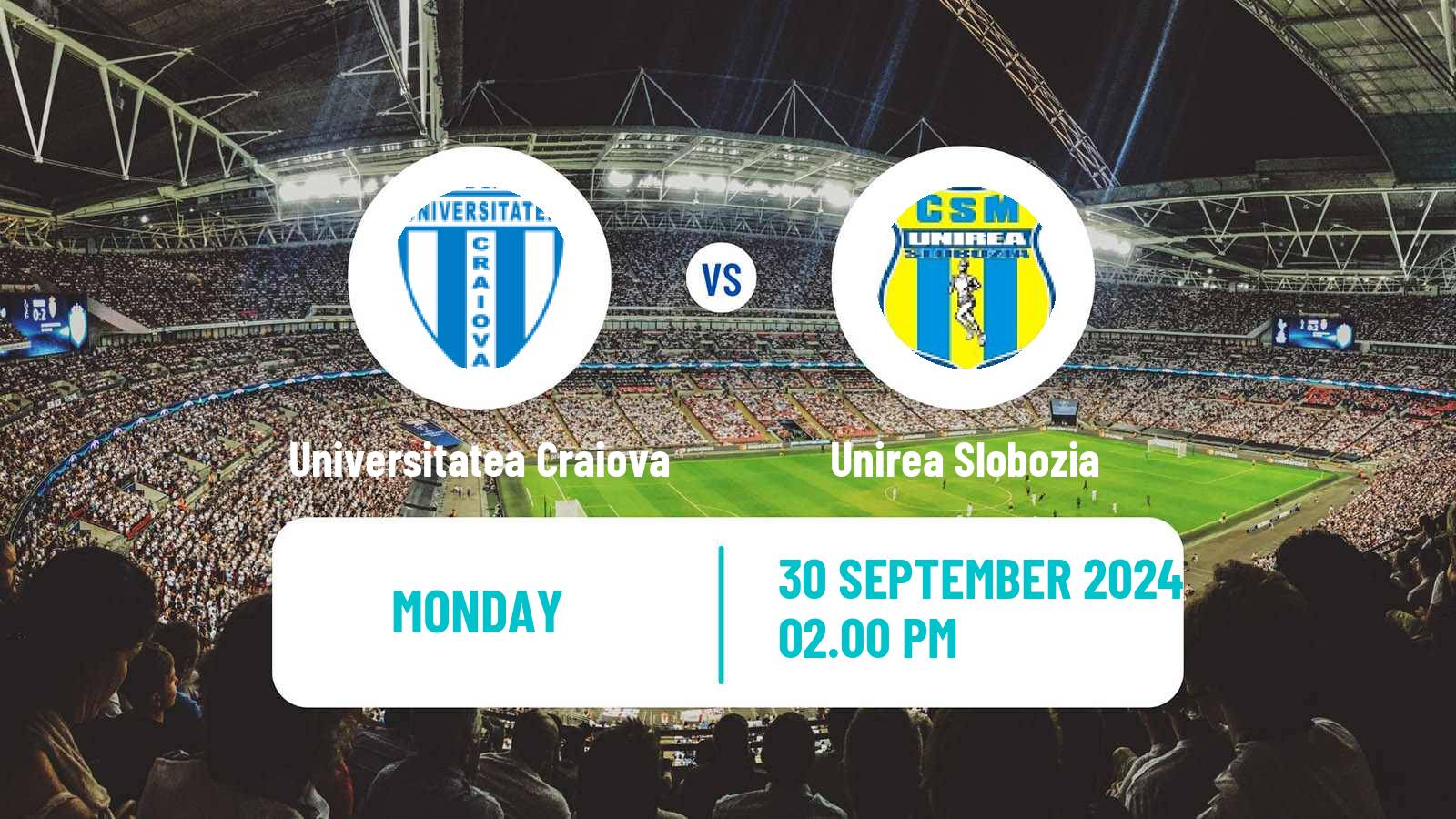 Soccer Romanian Liga 1 Universitatea Craiova - Unirea Slobozia