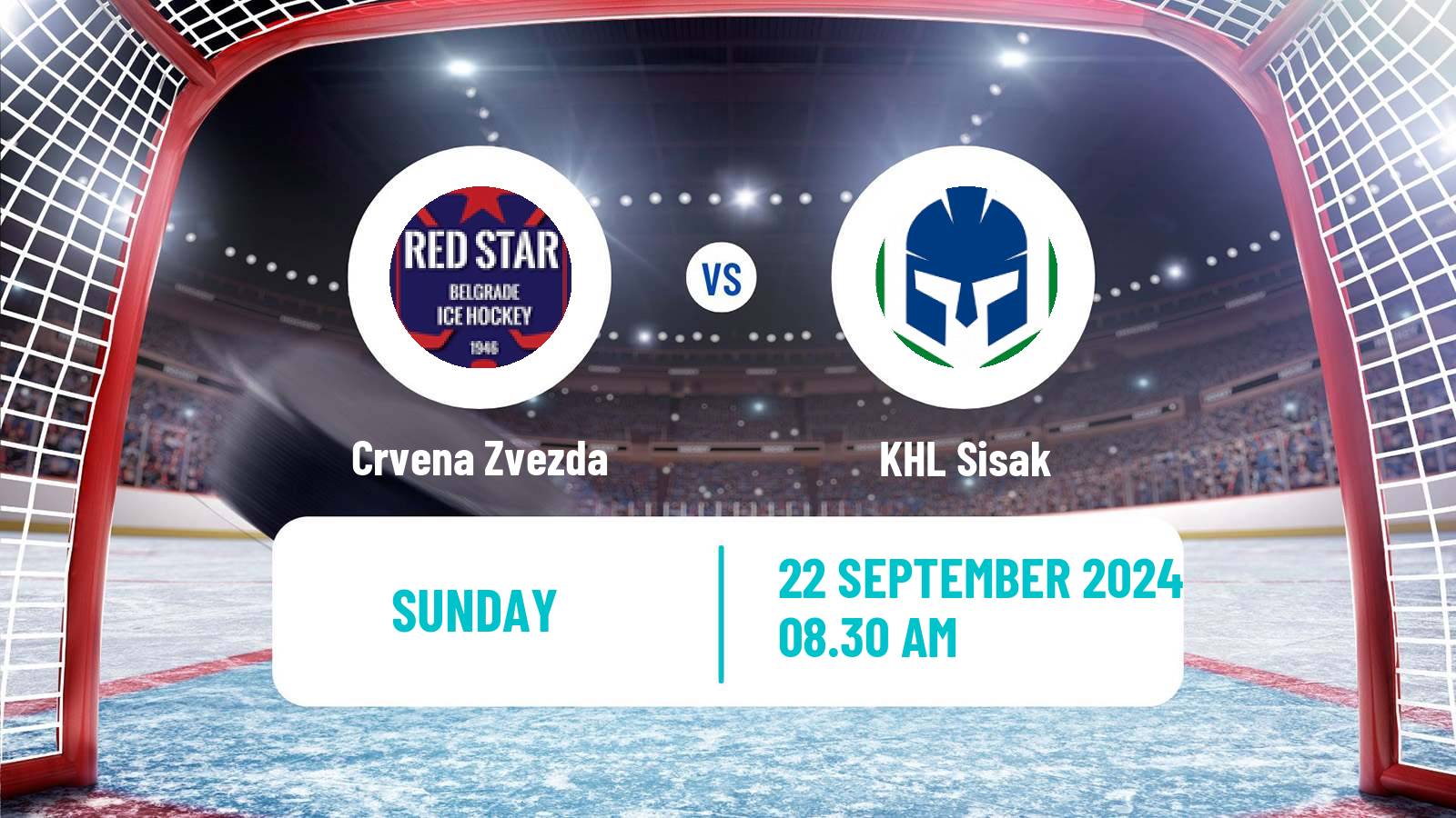 Hockey IIHF Continental Cup Crvena Zvezda - Sisak