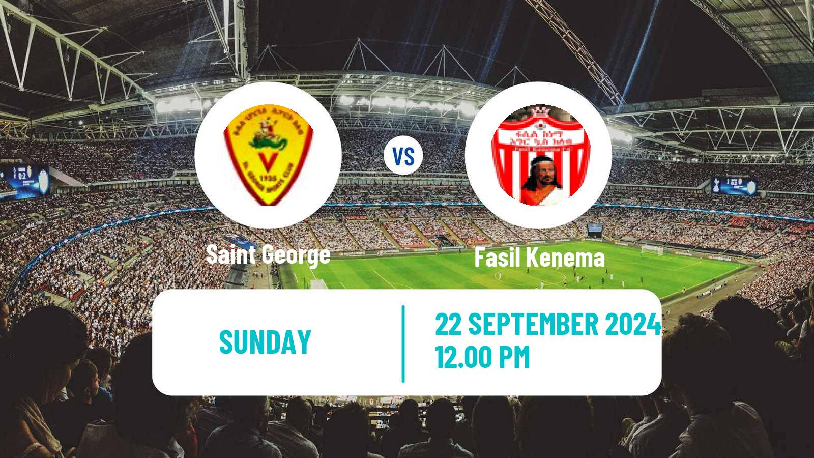 Soccer Ethiopian Premier League Saint George - Fasil Kenema