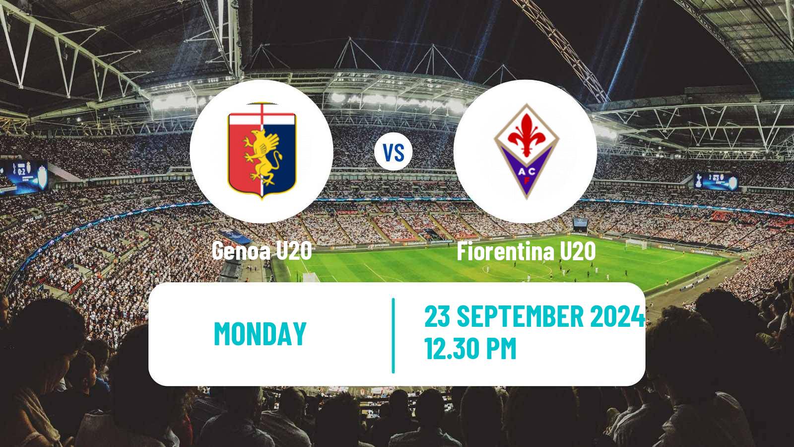 Soccer Italian Primavera 1 Genoa U20 - Fiorentina U20