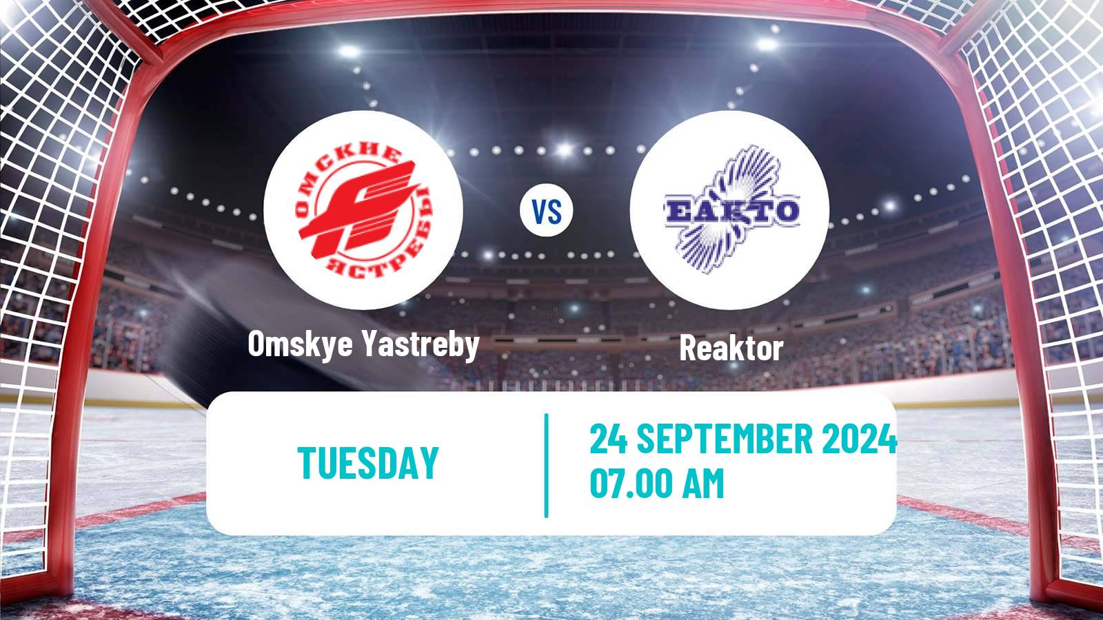 Hockey MHL Omskye Yastreby - Reaktor