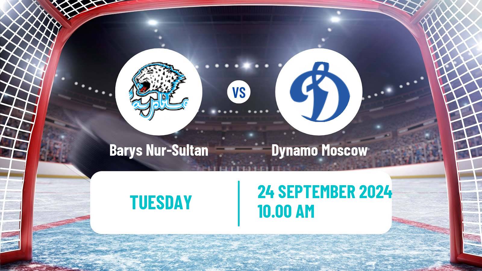 Hockey KHL Barys Astana - Dynamo Moscow