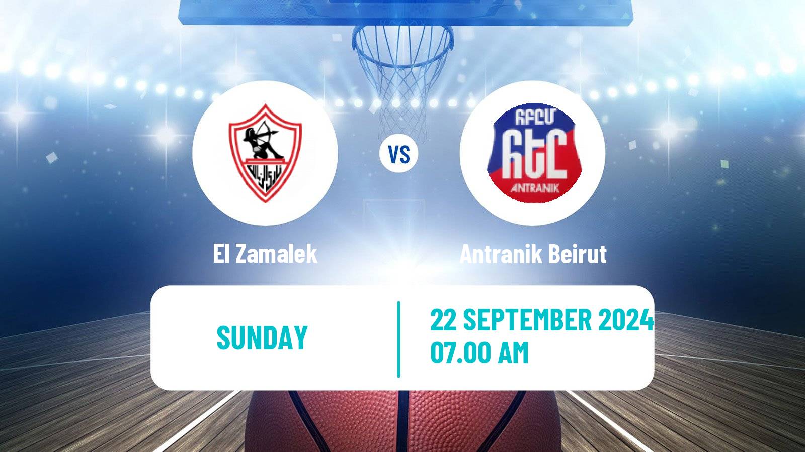 Basketball Club Friendly Basketball El Zamalek - Antranik Beirut