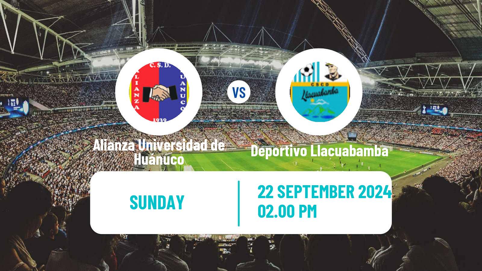 Soccer Peruvian Liga 2 Alianza Universidad de Huánuco - Deportivo Llacuabamba