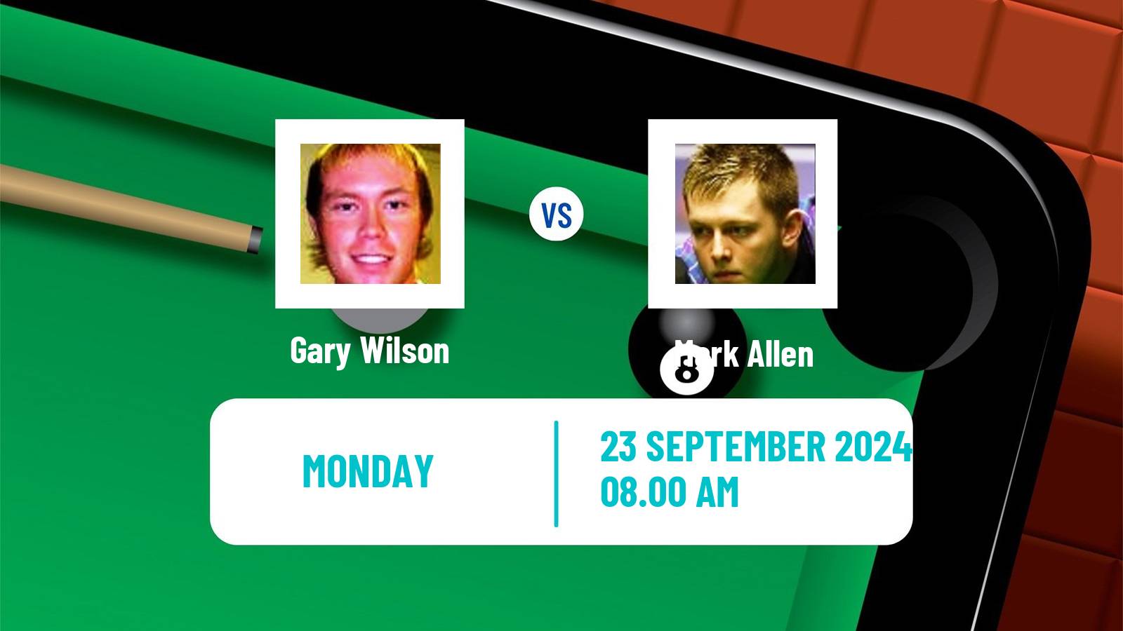 Snooker British Open Gary Wilson - Mark Allen