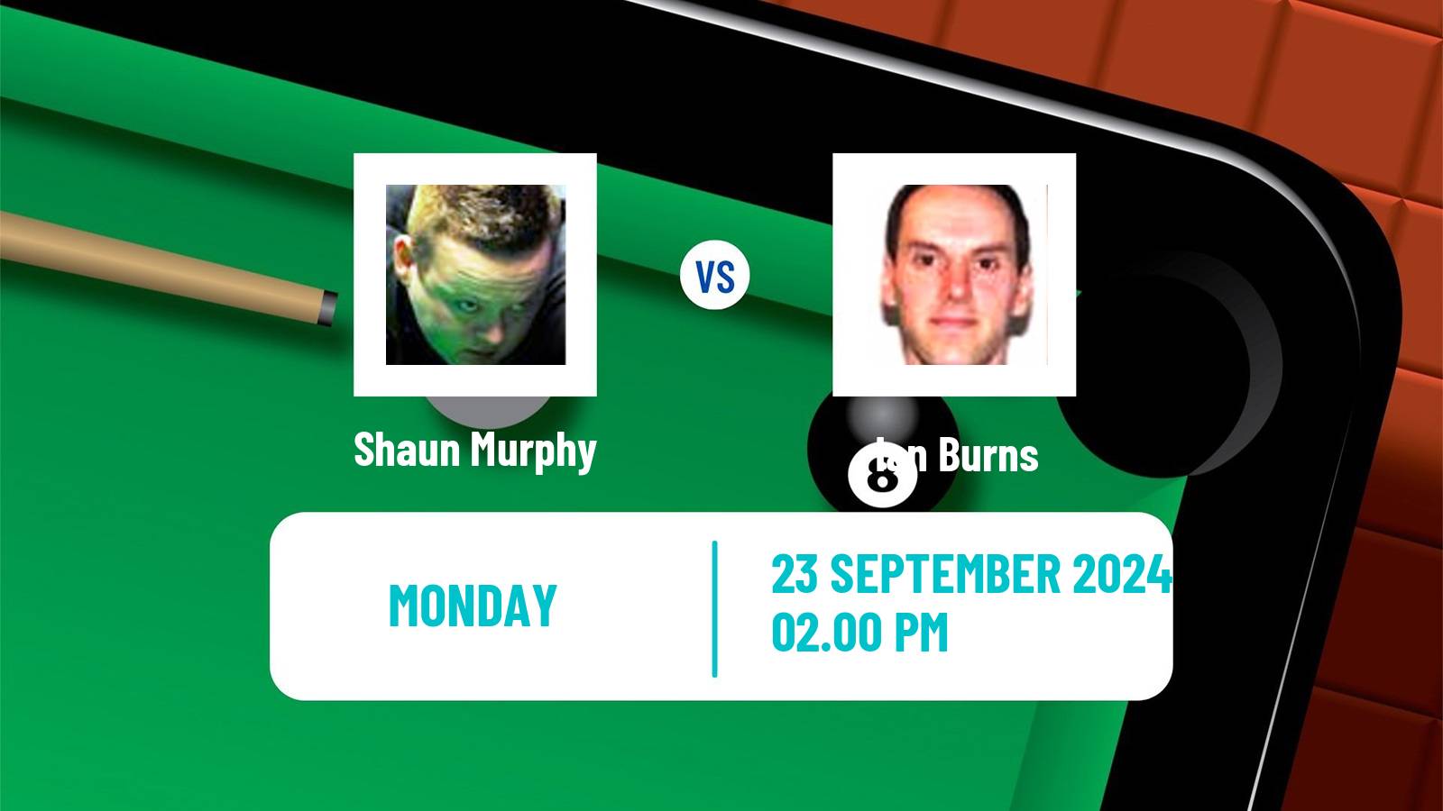 Snooker British Open Shaun Murphy - Ian Burns