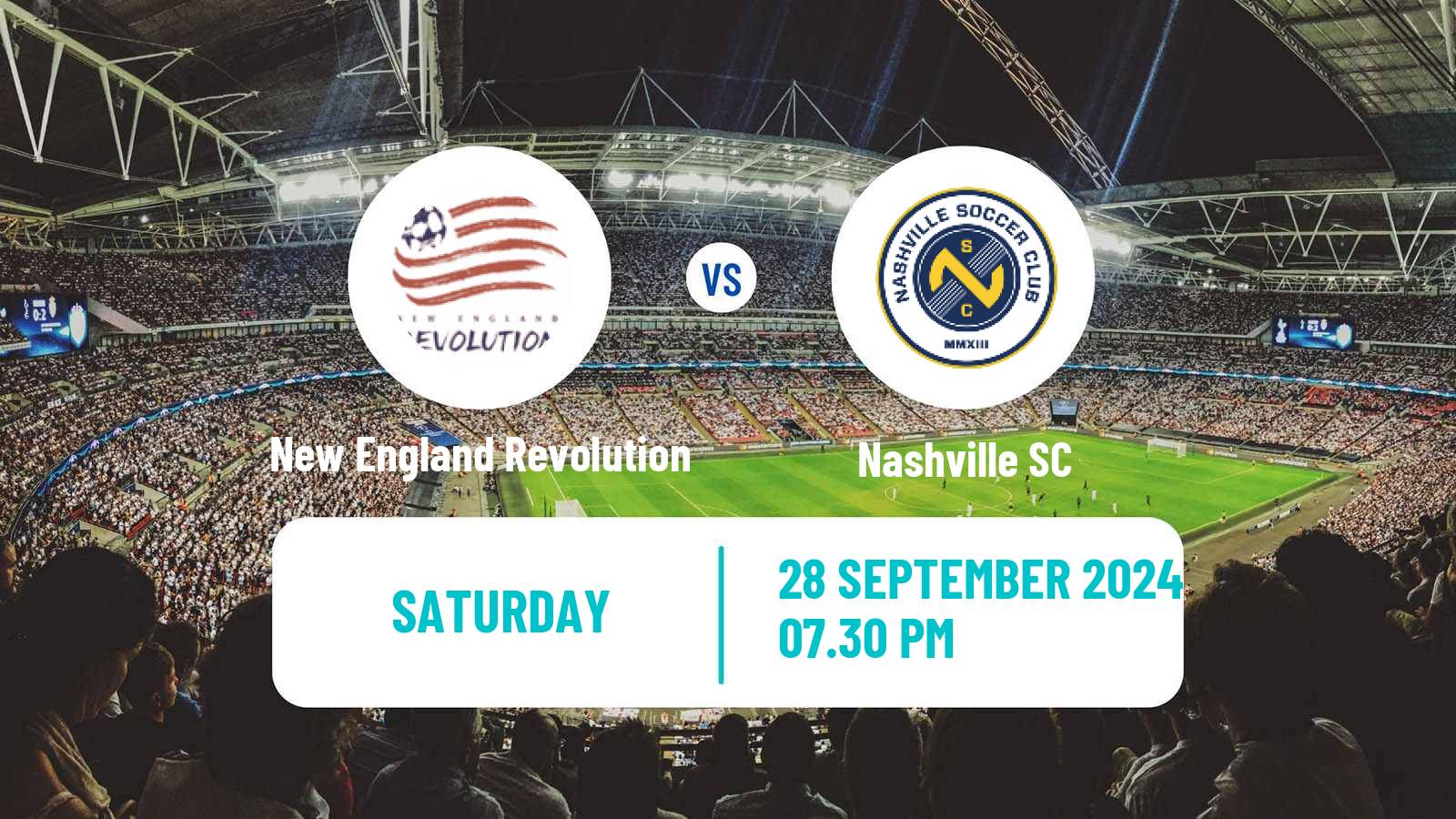 Soccer MLS New England Revolution - Nashville SC