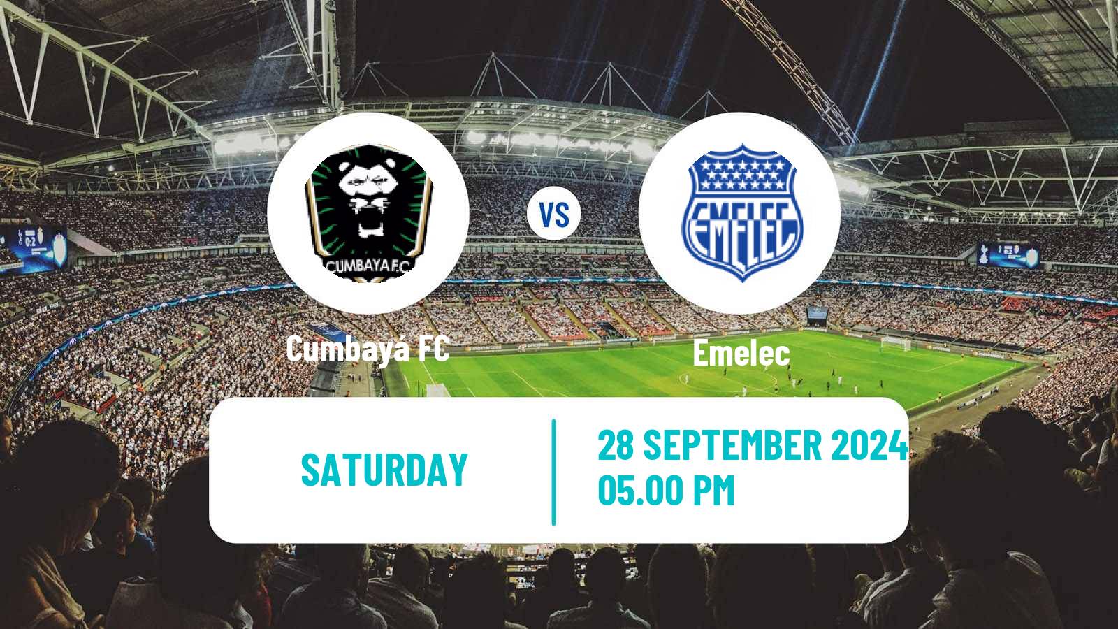 Soccer Ecuadorian Liga Pro Cumbayá - Emelec