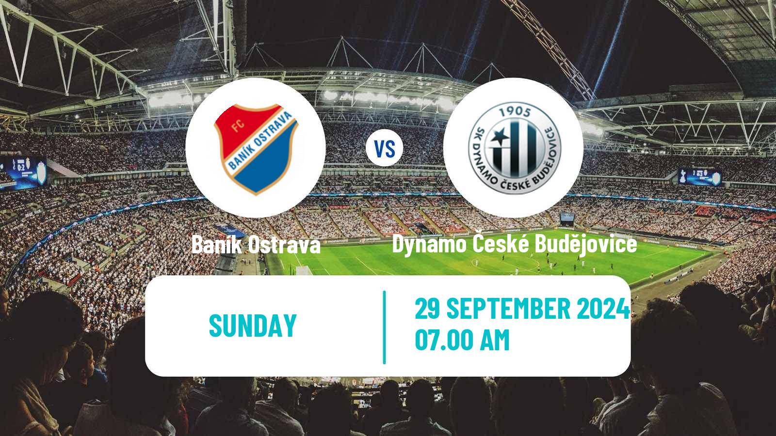 Soccer Czech 1 Liga Baník Ostrava - Dynamo České Budějovice